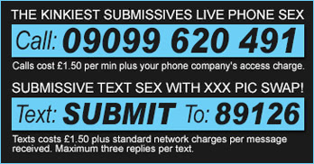 submissive phone sex and text sex